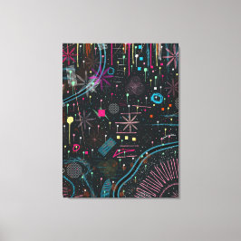 Lienzo Maximalist Abstract Expression 