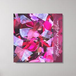 Lienzo Maximalista personalizado de efecto 3D abstracto r