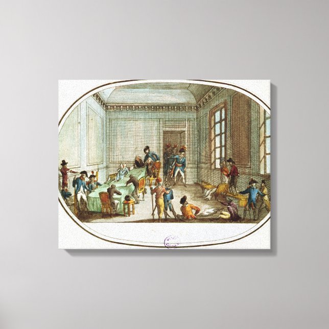 Lienzo Maximilien de Robespierre herido (Anverso)
