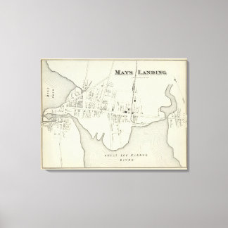 Lienzo Mays Landing, Nueva Jersey