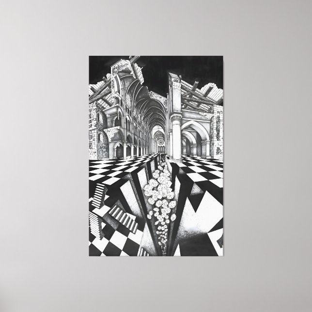 Lienzo MC Escher art (Anverso)