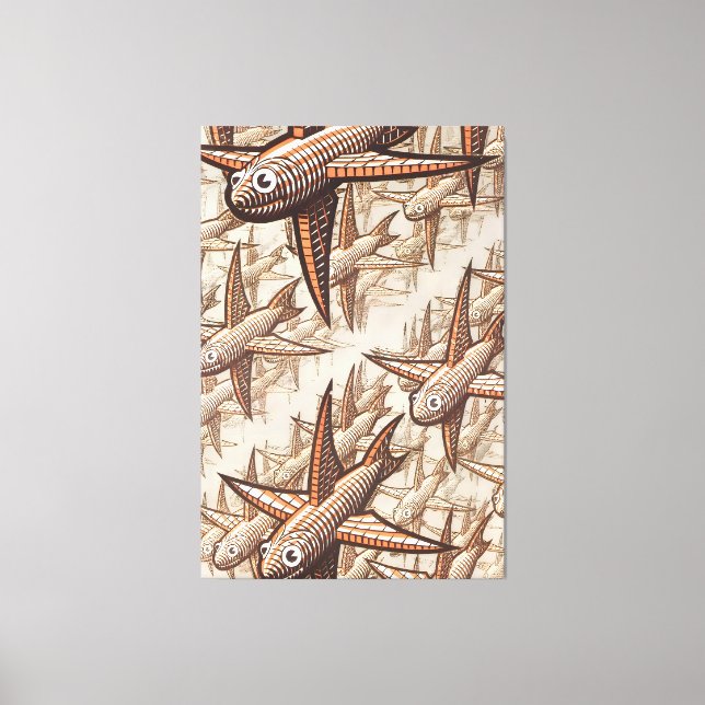 Lienzo MC Escher art (Anverso)