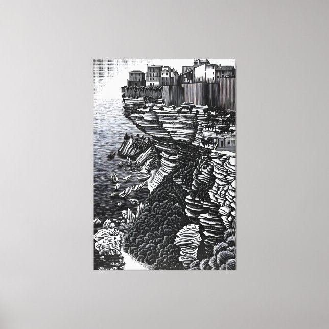 Lienzo MC Escher art style (Anverso)