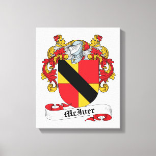 Lienzo McIver Family Crest