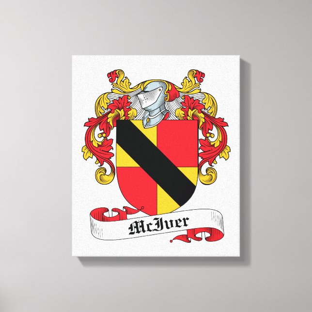 Lienzo McIver Family Crest (Anverso)