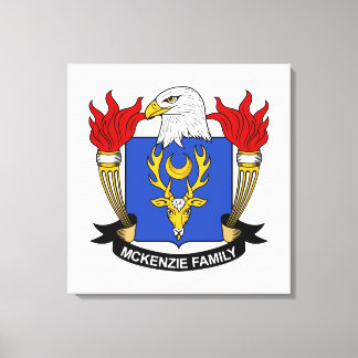 Lienzo McKenzie Family Crest