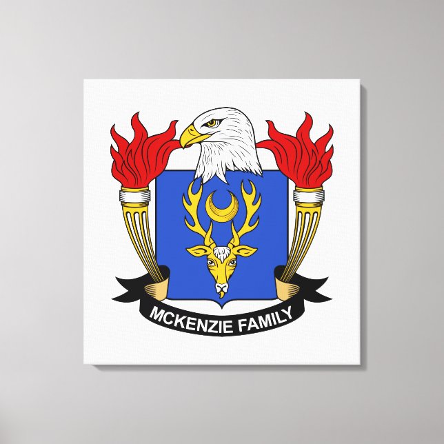 Lienzo McKenzie Family Crest (Anverso)