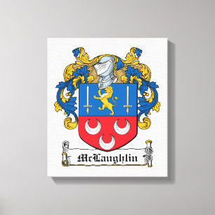 Lienzo McLaughlin Family Crest