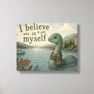 Lienzo Me creo un caprichoso Monstruo de Loch Ness