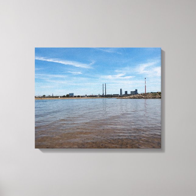Lienzo Me encanta Düsseldorf (Anverso)