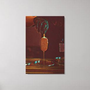 Lienzo Me encanta la palmilla de helados