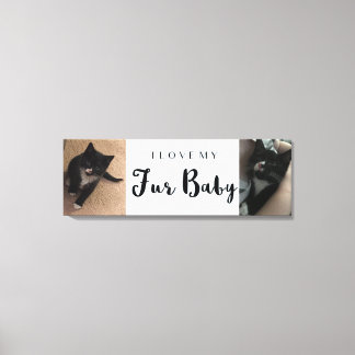 Lienzo Me Encanta Mi Collage de fotos Personalizado De Cu