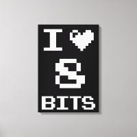 Me encantan los 8 bits, el diseño de geek gamer
