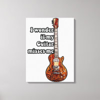 Me pregunto si mi guitarra me extraña.