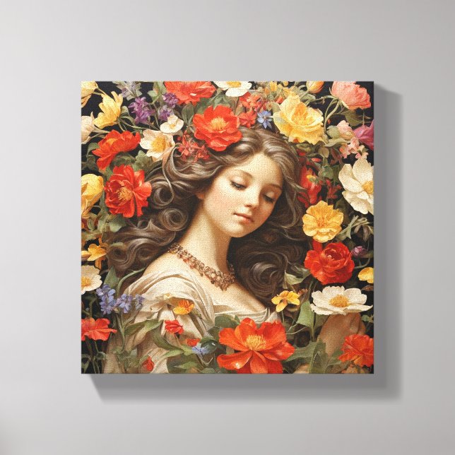 Lienzo Me siento esperanzado. (Anverso)