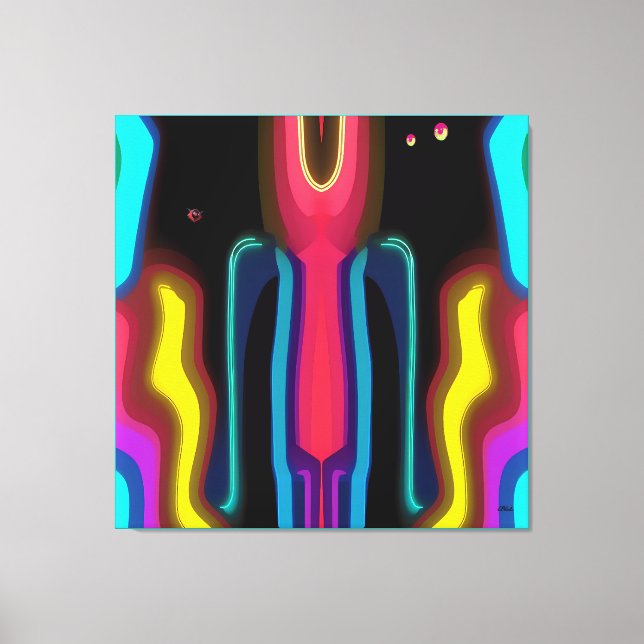 Lienzo Measuring the Difference Between Doing and Saying (Anverso)