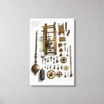 Mecanismo de Reloj de Péndulo de Galileo Impreso