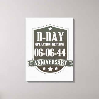 Lienzo Medalla Aniversario Día D