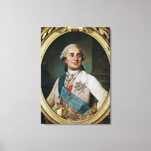 Lienzo Medallón retrato de Luis XVI 1775