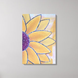 Lienzo Media Flor