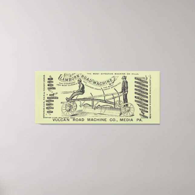 LIENZO MEDIA PENNSYLVANIA MÁQUINA DE FUNCIONAMIENTO DEL I (Anverso)