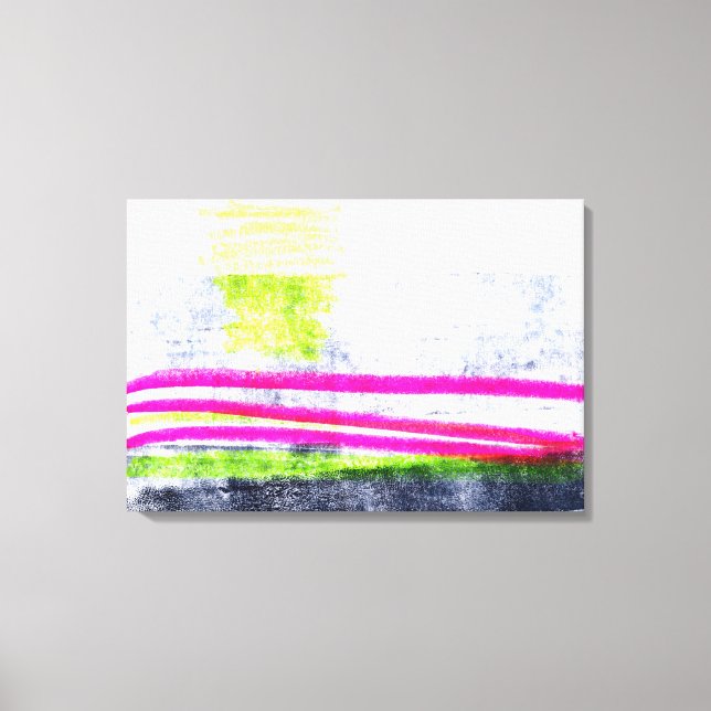 Lienzo Medianoche tropical (Anverso)