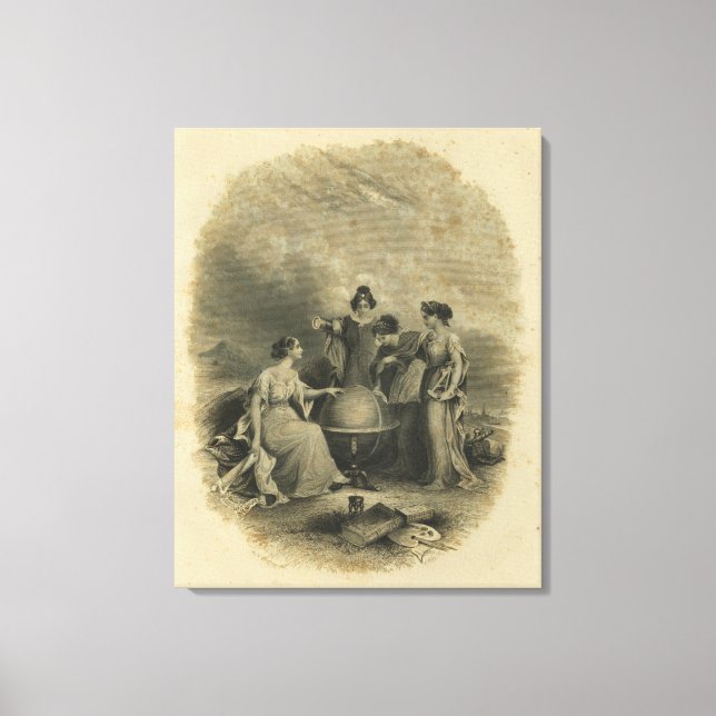 Lienzo Medio título El Atlas del Mundo de Colton (Anverso)