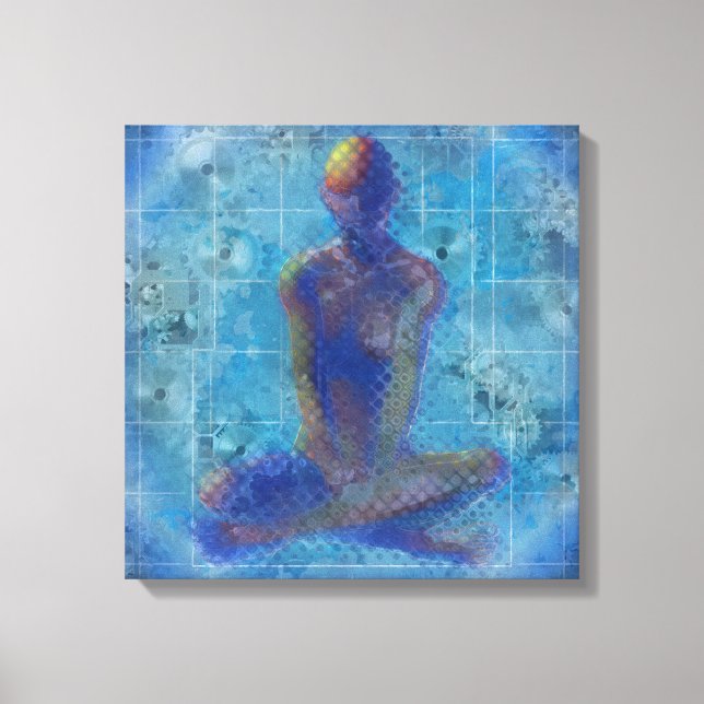 Lienzo Meditación de T.Orr (Anverso)