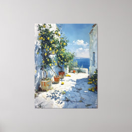 Lienzo Mediterranean Impressionism with Lemons