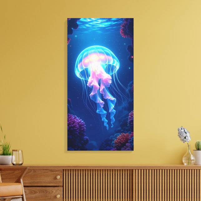 Lienzo Medusa Brillante (Insitu (Sala de estar))