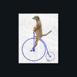 Lienzo Meerkat En Blue Penny Farthing<br><div class="desc">Children's</div>