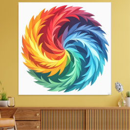 Lienzo  „Meister der 4 Elemente“  