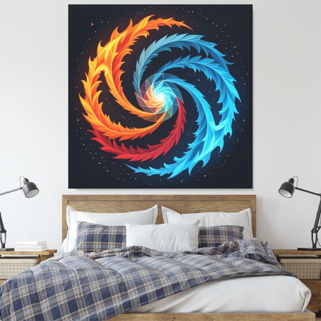 Lienzo  „Meister der 4 Elemente“   (Insitu(Dormitorio))