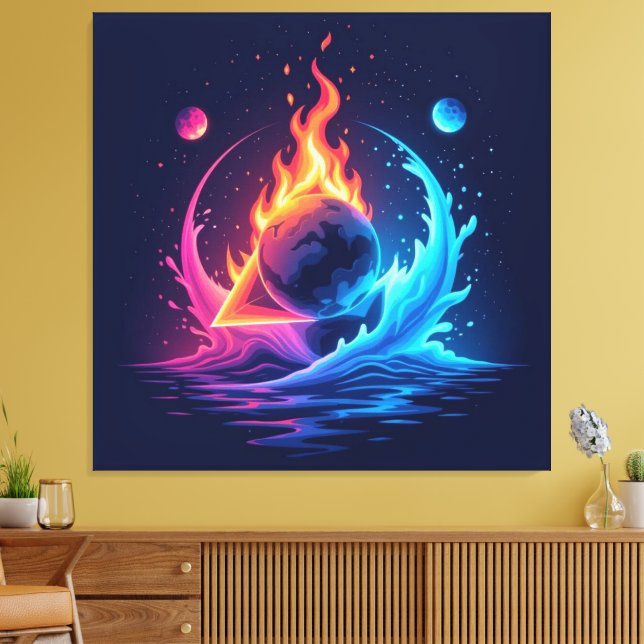 Lienzo  „Meister der 4 Elemente“   (Insitu (Sala de estar))