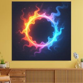 Lienzo  „Meister der 4 Elemente“  