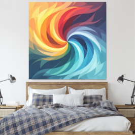 Lienzo  „Meister der 4 Elemente“  