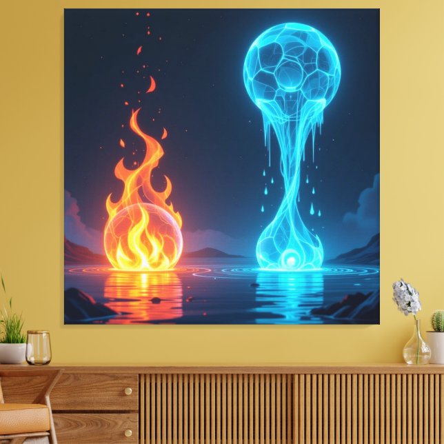 Lienzo  „Meister der 4 Elemente“   (Insitu (Sala de estar))