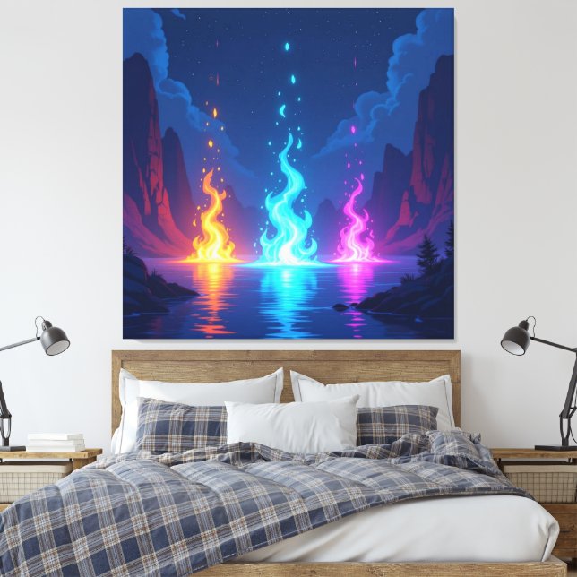 Lienzo  „Meister der 4 Elemente“   (Insitu(Dormitorio))