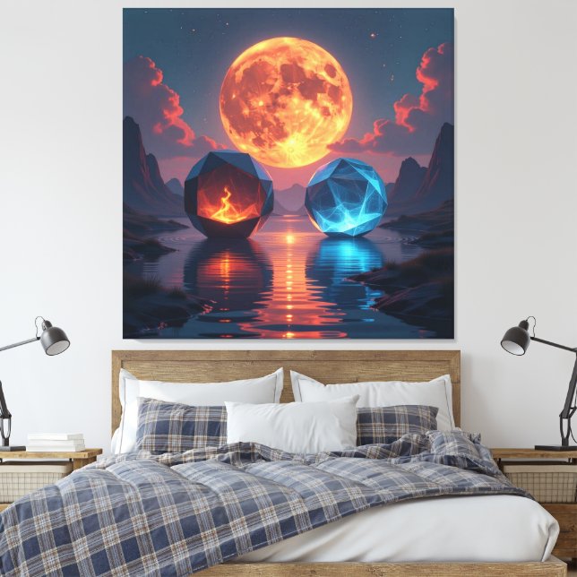 Lienzo  „Meister der 4 Elemente“   (Insitu(Dormitorio))