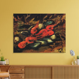 Lienzo Mejillones y camarones por Vincent van Gogh