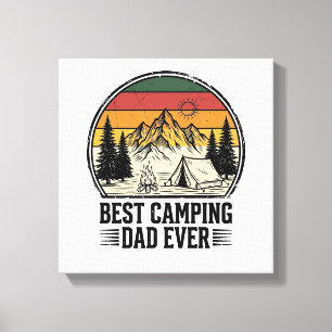 Lienzo Mejor diseño de camiseta vintage para el día del p