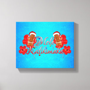 Lienzo Mele Kalikimaka Tiki
