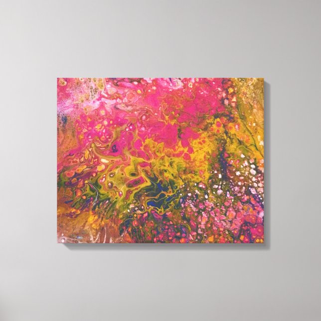 Lienzo Melted Crayon Series 103 como (Anverso)