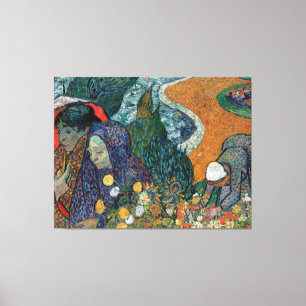 Lienzo Memoria del jardín de Van Gogh en Etten (1888)