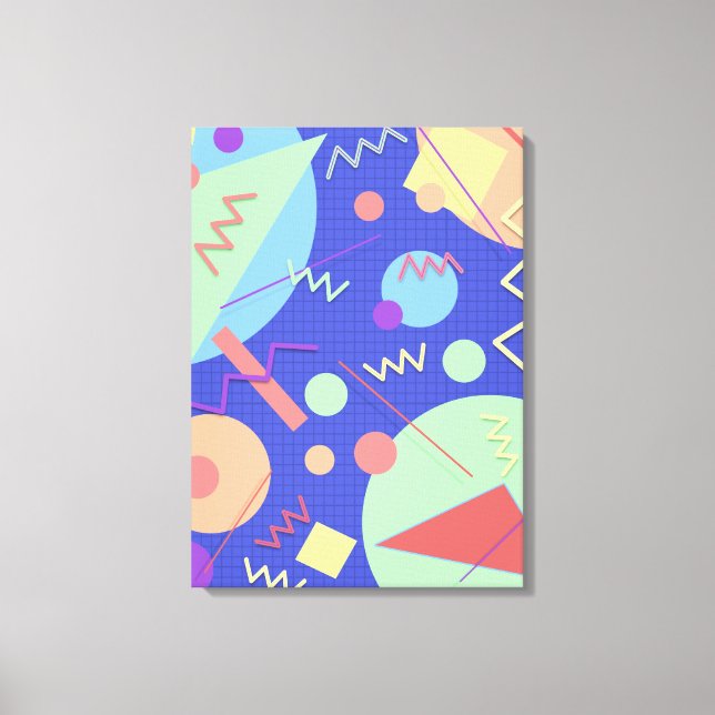 Lienzo Memphis Nº 42 (Anverso)