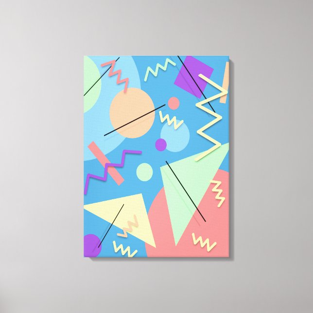 Lienzo Memphis No. 4 (Anverso)