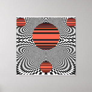 Lienzo Memphis OpArt