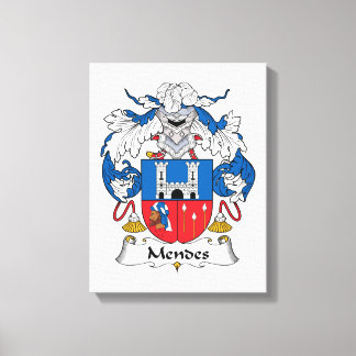 Lienzo Mendes Family Crest