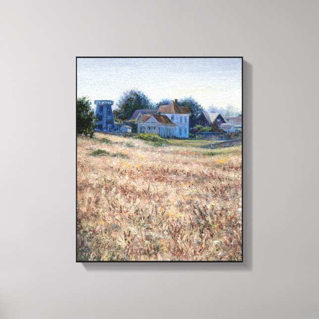 Lienzo "Mendocino Morning" (Anverso)