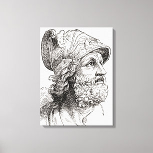 Lienzo Menelaus, de la historia ilustrada del mundo